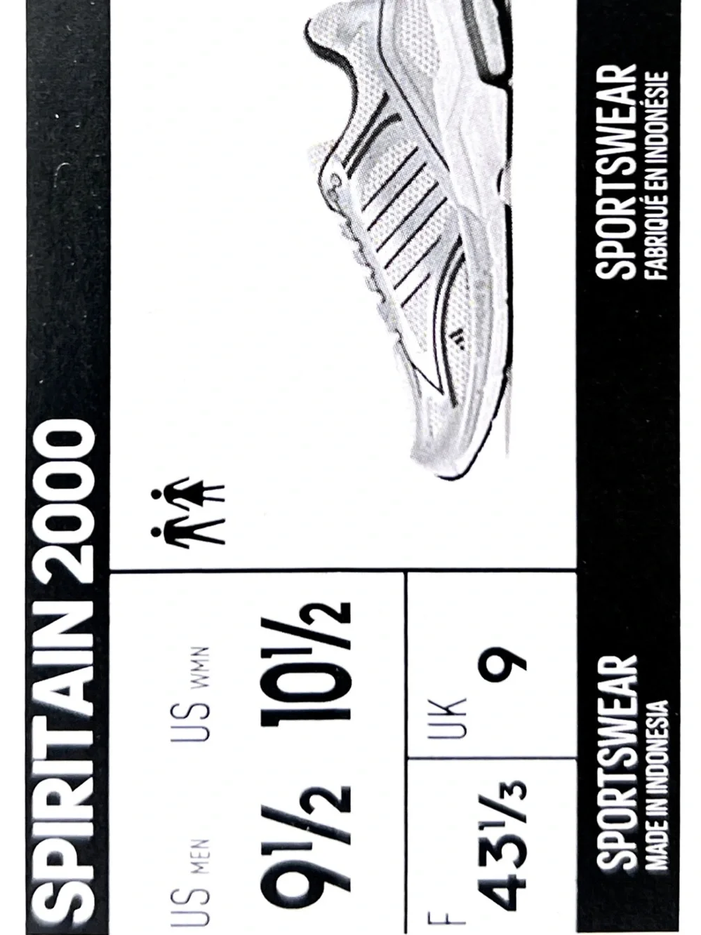 Adidas Spiritain 2000 Y2K Men’s Walking Gym Running Shoes Sneakers Silver - 9.5